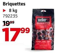 Promotions Briquettes - Weber - Valide de 04/06/2024 à 30/06/2024 chez Mr. Bricolage