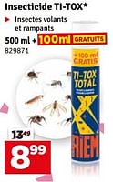 Promotions Insecticide ti-tox - Riem - Valide de 04/06/2024 à 30/06/2024 chez Mr. Bricolage