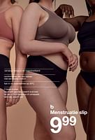Promoties Menstruatie slip - Huismerk - Zeeman  - Geldig van 21/06/2024 tot 05/07/2024 bij Zeeman