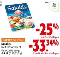 Promotions Salakis tout l’assortiment - Salakis - Valide de 19/06/2024 à 01/07/2024 chez Colruyt