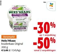 Promoties Heks’nkaas kruidenkaas original - Heks'n Kaas - Geldig van 19/06/2024 tot 01/07/2024 bij Colruyt