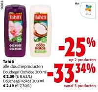 Promoties Tahiti alle doucheproducten - Palmolive Tahiti - Geldig van 19/06/2024 tot 01/07/2024 bij Colruyt