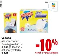 Promoties Vapona alle insecticiden - Vapona - Geldig van 19/06/2024 tot 01/07/2024 bij Colruyt