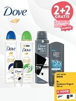 Promoties Deodorant original - Dove - Geldig van 19/06/2024 tot 02/07/2024 bij DI