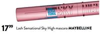 Promoties Lash sensational sky high mascara - Maybelline - Geldig van 19/06/2024 tot 02/07/2024 bij DI