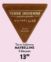 Promoties Terre indienne - Maybelline - Geldig van 19/06/2024 tot 02/07/2024 bij DI