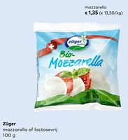 Promoties Züger mozzarella - Zuger - Geldig van 19/06/2024 tot 16/07/2024 bij Bioplanet
