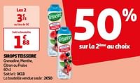 Promoties Sirops teisseire - Teisseire - Geldig van 25/06/2024 tot 30/06/2024 bij Auchan