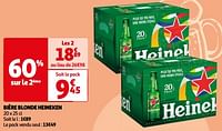 Promoties Bière blonde heineken - Heineken - Geldig van 25/06/2024 tot 30/06/2024 bij Auchan