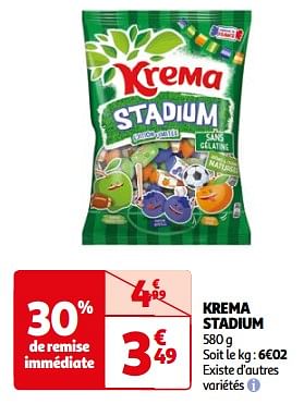 Promoties Krema stadium - Krema - Geldig van 25/06/2024 tot 30/06/2024 bij Auchan