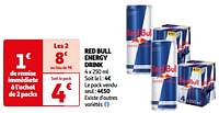 Promoties Red bull energy drink - Red Bull - Geldig van 25/06/2024 tot 30/06/2024 bij Auchan
