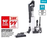 Promoties Qilive aspirateur balai q5472 600138473 - Qilive - Geldig van 25/06/2024 tot 30/06/2024 bij Auchan