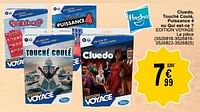 Promotions Cluedo, touché coulé, puissance 4 ou qui est-ce ? edition voyage - Hasbro - Valide de 25/06/2024 à 08/07/2025 chez Cora