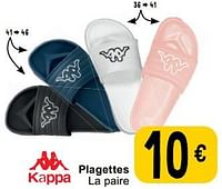 Promotions Plagettes - Kappa - Valide de 25/06/2024 à 08/07/2025 chez Cora