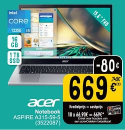 Acer notebook aspire a315-59-5