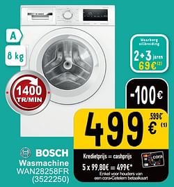Bosch wasmachine wan28258fr