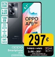 Promoties Oppo smartphone a79 - Oppo - Geldig van 25/06/2024 tot 08/07/2025 bij Cora