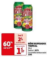 Promotions Bière desperados tropical - Desperados - Valide de 25/06/2024 à 30/06/2024 chez Auchan Ronq