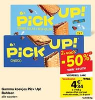 Promoties Koekjes pick up! met melkchocolade - Bahlsen - Geldig van 26/06/2024 tot 02/07/2024 bij Carrefour