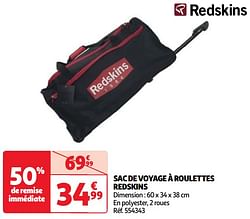 sac de voyage redskins