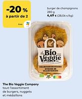 Promotions The bio veggie company burger de champignons - The Bio Veggie Company - Valide de 19/06/2024 à 16/07/2024 chez Bioplanet