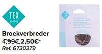 Promoties Broekverbreder - Tex - Geldig van 26/06/2024 tot 08/07/2024 bij Carrefour