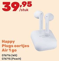 Happy plugs oortjes air 1 go-Happy Plugs