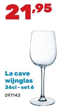 La cave wijnglas - set 6-Luminarc