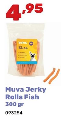 Muva jerky rolls fish-Boomy