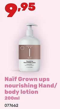 Naïf grown ups nourishing hand- body lotion-Naif
