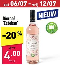 Biorosé esteban-Rosé wijnen