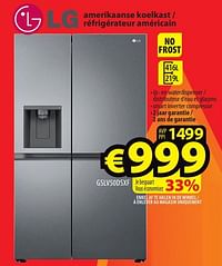 Lg amerikaanse koelkast - réfrigérateur américain gslv50dsxf-LG
