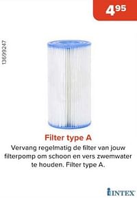 Filter type a-Intex
