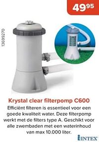 Intex krystal clear filterpomp c600-Intex