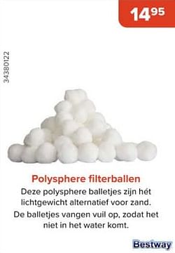 Polysphere filterballen