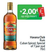 Havana club rum cuban spiced, special of 7 jaar oud-Havana club