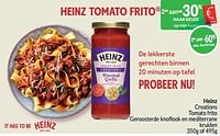 Heinz creations tomato frito geroosterde knoflook en mediterrane kruiden-Heinz