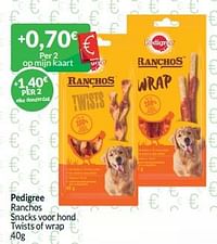 Pedigree ranchos snacks voor hond twists of wrap-Pedigree