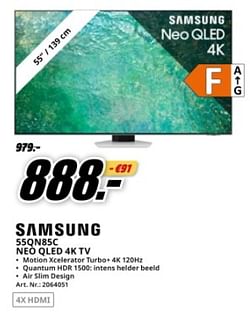 Samsung 55qon85c neo oled 4k tv