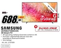 Samsung ue70du7100kxxn 4k smart tv-Samsung