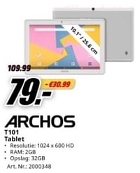 Archos t101 tablet-Archos