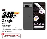 Google pixel 7a smartphone-Google