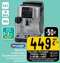 Delonghi machine à expresso espressomachine ecam22080sb-Delonghi