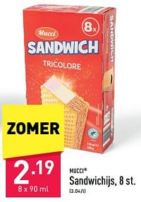 Sandwichijs-Mucci