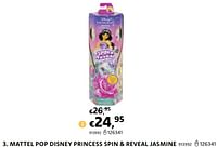 Mattel pop disney princess spin + reveal jasmine-Mattel