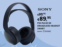 Ps5 pulse 3d draadloze headset zwart-Sony
