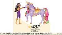 Spin master unicorn academy sophia + light magic wildstar-Spin Master