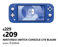Nintendo switch console lite blauw-Nintendo