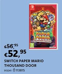 Switch paper mario thousand door-Nintendo
