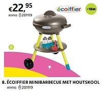 Écoiffier minibarbecue met houtskool-Ecoiffier